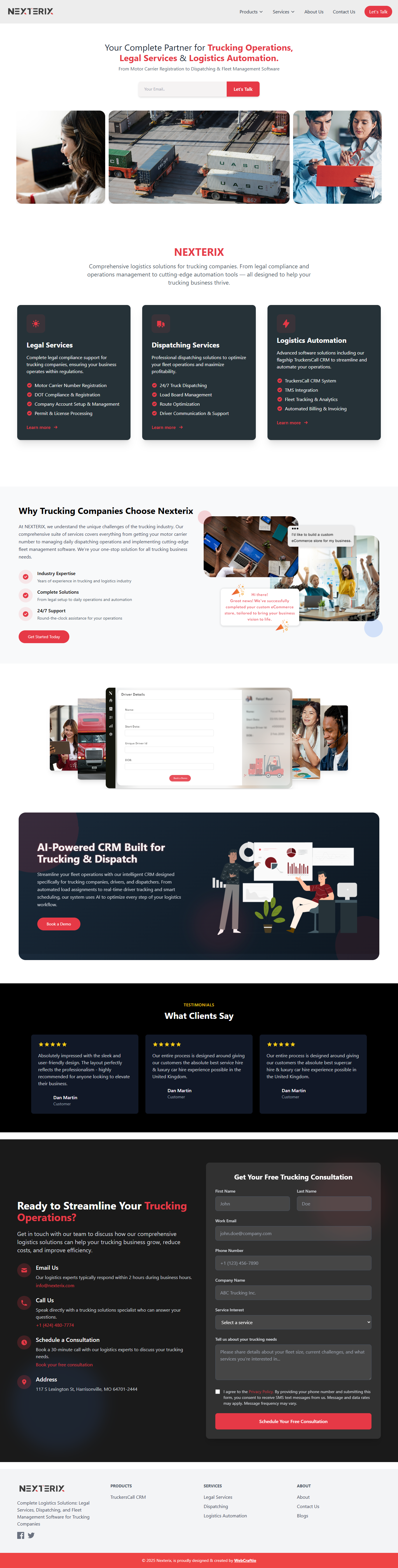 Transfoline Project 4 WebCraftio